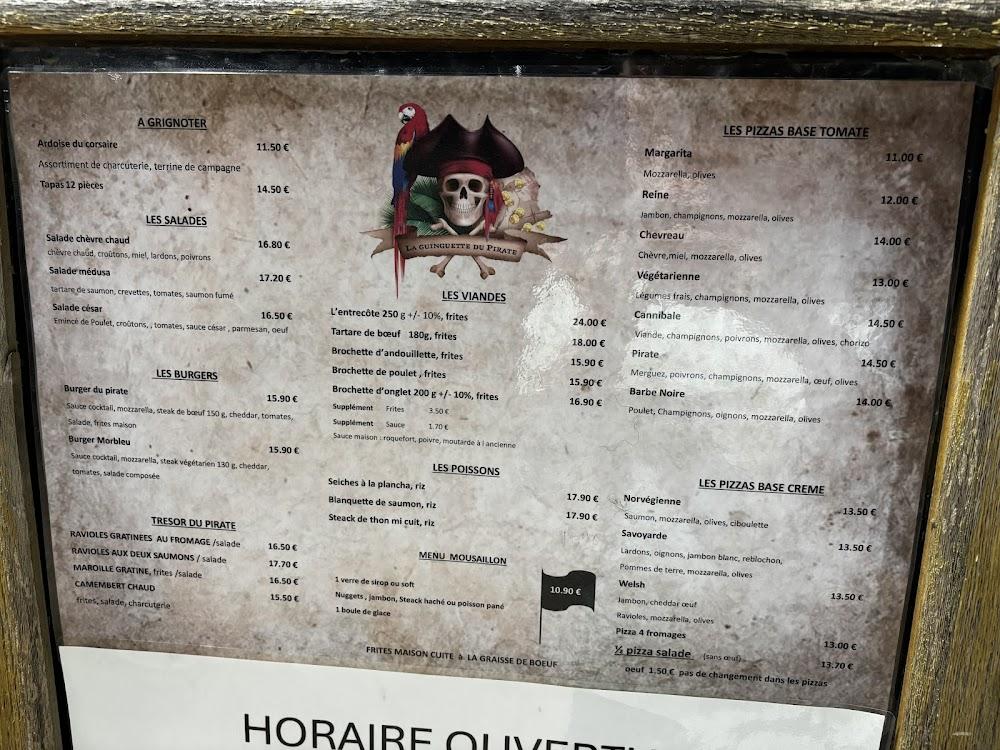 La guinguette du pirate - Menu Image 4